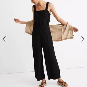 Madewell Smocked Tank Jumpsuit